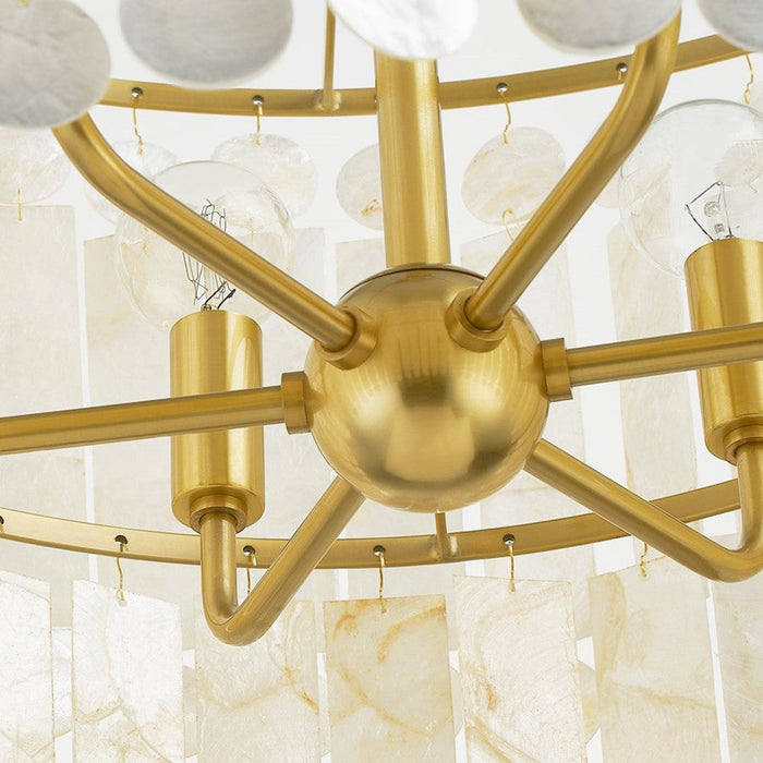 Mitzi Melisa Chandelier, Aged Brass