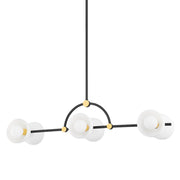 Mitzi Belle 6 Light Island Light, Aged Brass - H724906-AGB-TBK