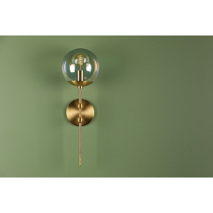 Mitzi Ophelia 1 Light Wall Sconce, Aged Brass