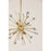 Mitzi Genesis Chandelier, Aged Brass