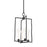 Mitzi Adelaide 4 Light 18" Lantern, Textured Black - H731704S-TBK
