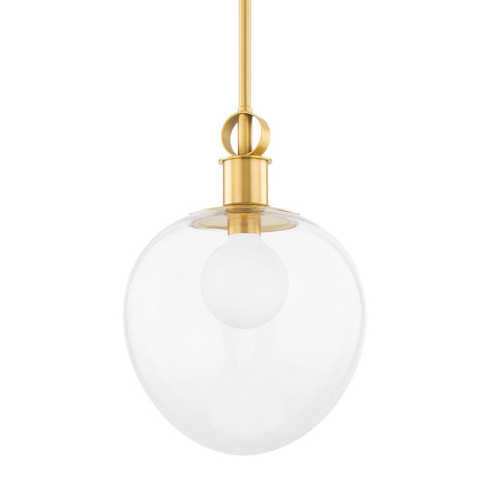 Mitzi Anna 1 Light 20" Pendant, Aged Brass - H736701L-AGB