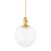 Mitzi Anna 1 Light 14" Pendant, Aged Brass - H736701S-AGB