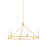 Mitzi Josephine Chandelier, Vintage Gold Leaf