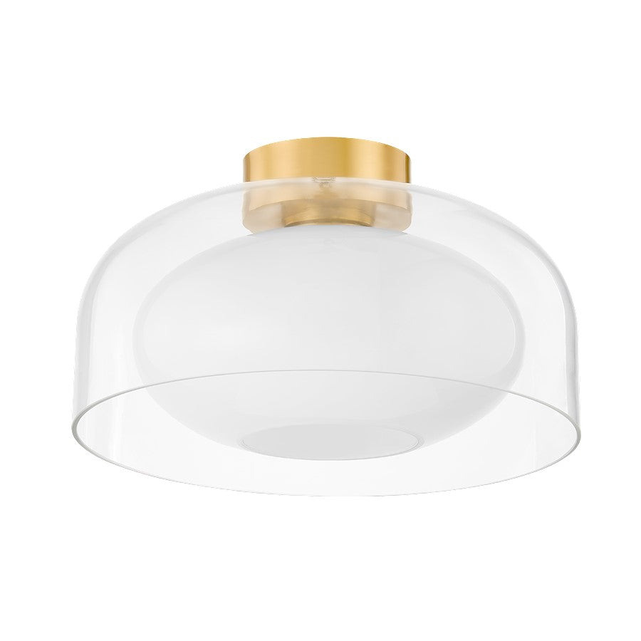 Mitzi Giovanna 1 Light Flush Mount, Aged Brass - H746501-AGB