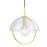 Mitzi Meriah 1 Light 18" Pendant, Aged Brass/Clear - H752701L-AGB