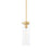 Mitzi Haisley 1 Light 13" Pendant, Aged Brass/Clear - H756701S-AGB