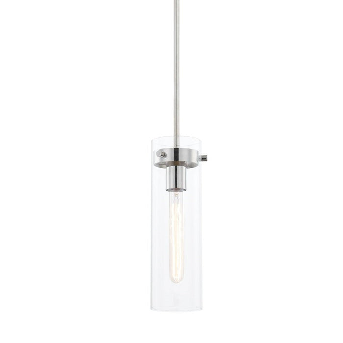 Mitzi Haisley 1 Light 13" Pendant, Polished Nickel/Clear - H756701S-PN