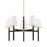 Mitzi Banyan 5 Light Chandelier, Aged Brass/Black - H759805-AGB-SBK