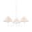 Mitzi Gladwyne 3 Light Chandelier, Textured White/Natural - H760803-TWH