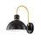 Mitzi Camille 1 Light Wall Sconce, Aged Brass/Glossy Black - H769101-AGB-GBK