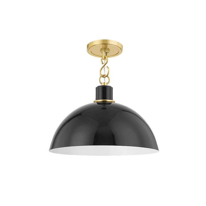 Mitzi Camille 1 Light Pendant, Aged Brass