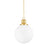 Mitzi Beverly 1 Light 15" Pendant, Aged Brass - H770701S-AGB