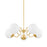 Mitzi Havana 5 Light Chandelier, Aged Brass - H772805-AGB