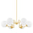 Mitzi Havana 6 Light Chandelier, Aged Brass - H772806-AGB