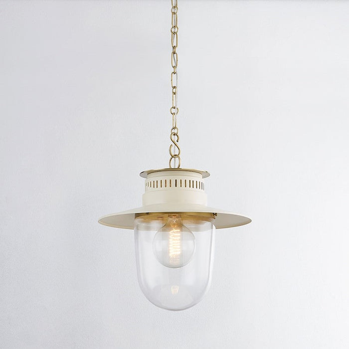 Mitzi Nori 1 Light Pendant, Aged Brass