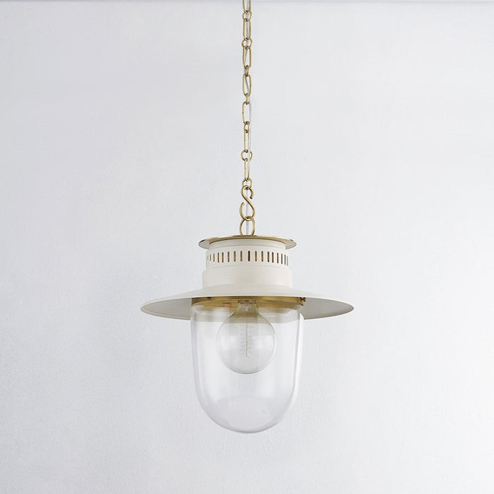 Mitzi Nori 1 Light Pendant, Aged Brass