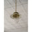 Mitzi Nori 1 Light Pendant, Aged Brass