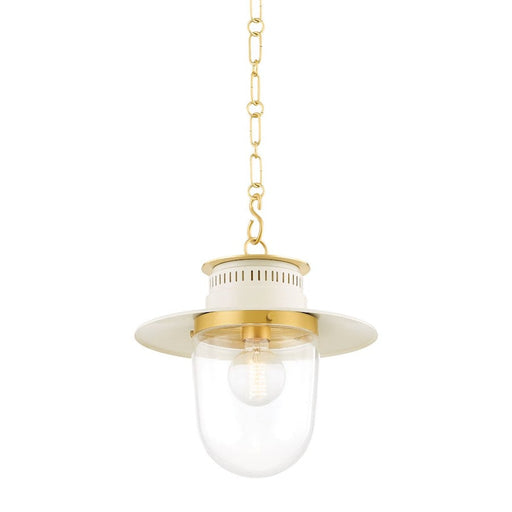 Mitzi Nori 1 Light 13" Pendant, Aged Brass - H773701S-AGB-SCR