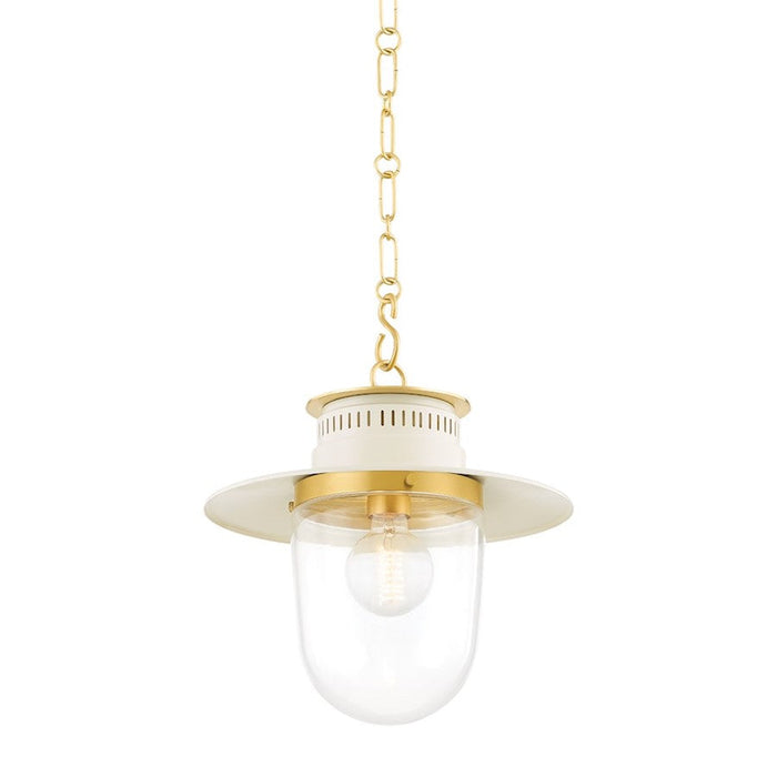 Mitzi Nori 1 Light 13" Pendant, Aged Brass - H773701S-AGB-SCR