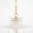 Mitzi Nori 1 Light Pendant, Aged Brass