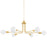 Mitzi Blakely 6 Light Chandelier, Aged Brass - H774806-AGB