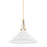 Mitzi Kalea 1 Light 20" Pendant, Aged Brass/Soft White - H784701L-AGB-SWH