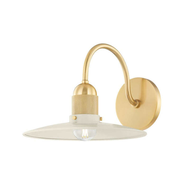 Mitzi Leanna 1 Light Wall Sconce, Aged Brass