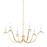 Mitzi Jaclin 6 Light Chandelier, Gold Leaf - H809806-GL