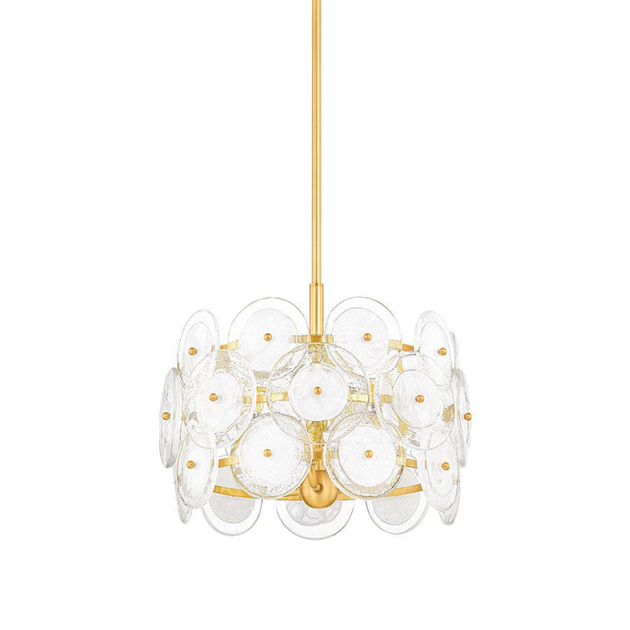 Mitzi Zoella 3 Light Pendant, Aged Brass/Clear - H810703-AGB