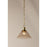 Mitzi Anniebee 1 Light Pendant, Aged Brass/Taupe