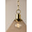 Mitzi Anniebee 1 Light Pendant, Aged Brass/Taupe