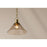 Mitzi Anniebee 1 Light Pendant, Aged Brass/Taupe