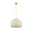 Mitzi Etna 1 Light 15.25" Pendant, Aged Brass/Soft Cream - H834701L-AGB-SCR