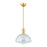 Mitzi Modena 1 Light Pendant, Aged Brass/Opal Shiny - H844701-AGB