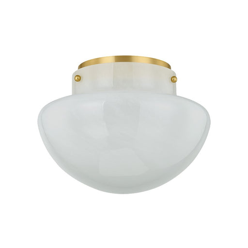 Mitzi Lilou 1 Light Flush Mount, Aged Brass/Cloud - H863501-AGB