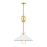 Mitzi Mariel 1 Light Pendant, Aged Brass/Soft White/Soft White - H866701-AGB-SWH