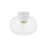 Mitzi Ariella 1 Light Flush Mount, Aged Brass/Clear - H869501-AGB