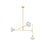 Mitzi Billie 3 Light Chandelier, Aged Brass/Soft White - H878803-AGB-SWH