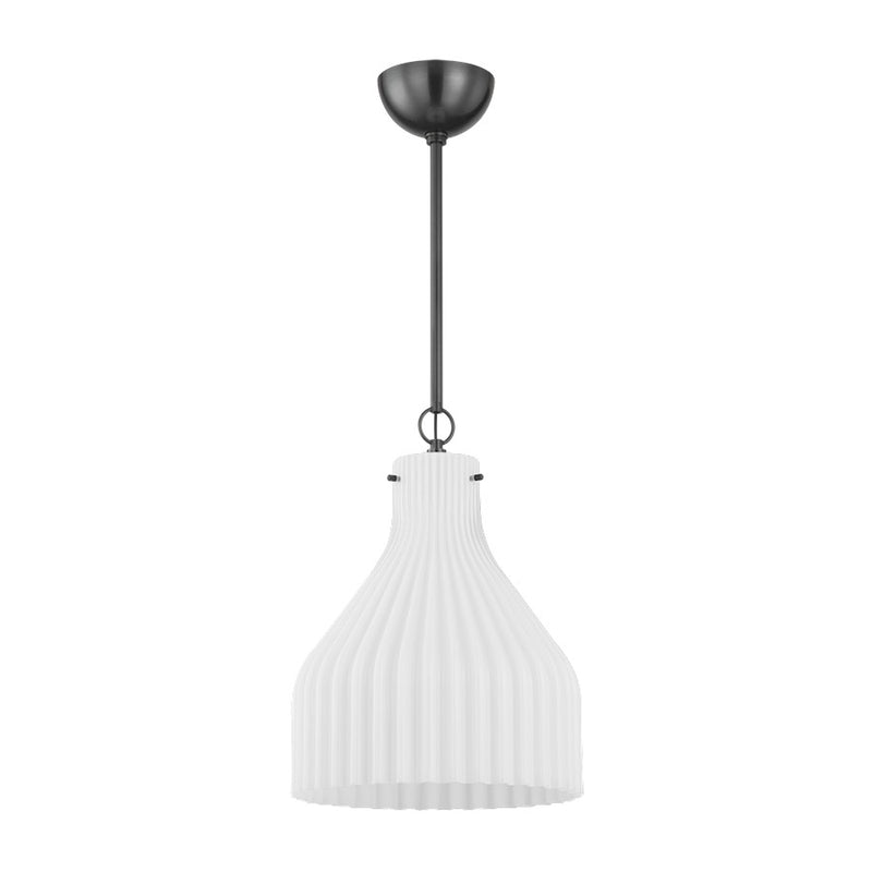 Mitzi Corinthia 1 Light 19.5" Pendant, Old Bronze/Opal Shiny - H881701L-OB