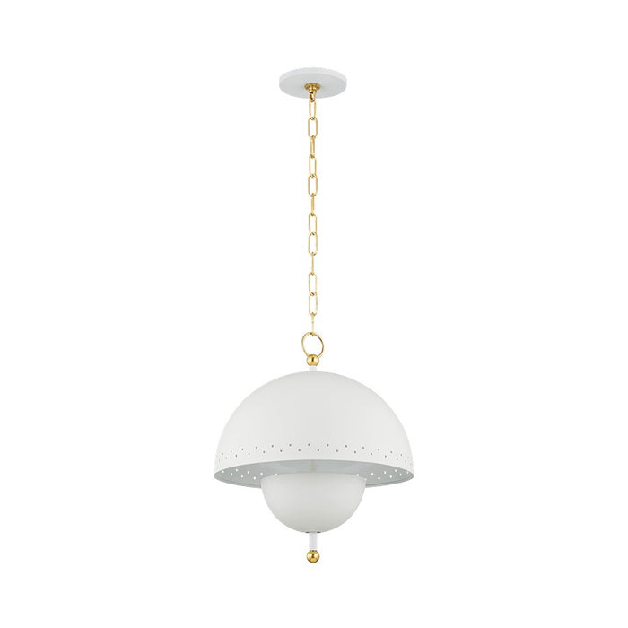 Mitzi Jojo 2 Light Pendant, Aged Brass/Soft White/Soft White - H885702-AGB-SWH