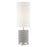 Mitzi Iris 1 Light Table Lamp, Polished Nickel/Off White - HL250201-PN