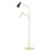 Mitzi Moxie 2 Light Floor Lamp, Aged Brass - HL441402-AGB-BKWH