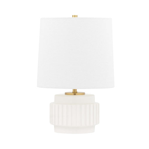 Mitzi Kalani 1 Light Table Lamp, Matte White - HL452201-MW