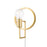 Mitzi Tory 1 Light Plug-in Sconce, Aged Brass - HL637201-AGB