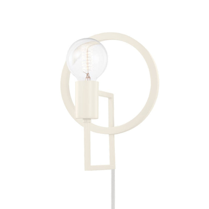 Mitzi Tory 1 Light Plug-in Sconce, Soft Scream - HL637201-SCR