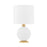 Mitzi Vera 1 Light Table Lamp, Aged Brass/White - HL664201-AGB