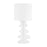 Mitzi Liwa 1-Lt Table Lamp, Brass/Ceramic Gloss White/White - HL684201-AGB-CGW