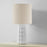 Mitzi Maisie 1 Light Table Lamp, Aged Brass/White