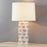 Mitzi Minnie 1 Light Table Lamp, Aged Brass/White